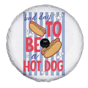 Bad Day To Be A Hot Dog Spare Tire Cover 4th of July Summer Beach TS14 Print Your Wear