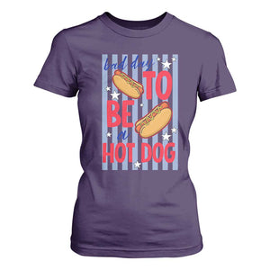 Bad Day To Be A Hot Dog T Shirt For Women 4th of July Summer Beach TS14 Purple Print Your Wear