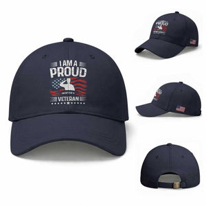 Proud Daughter Veteran Nothing Scares Baseball Cap Military Family Pride American Flag