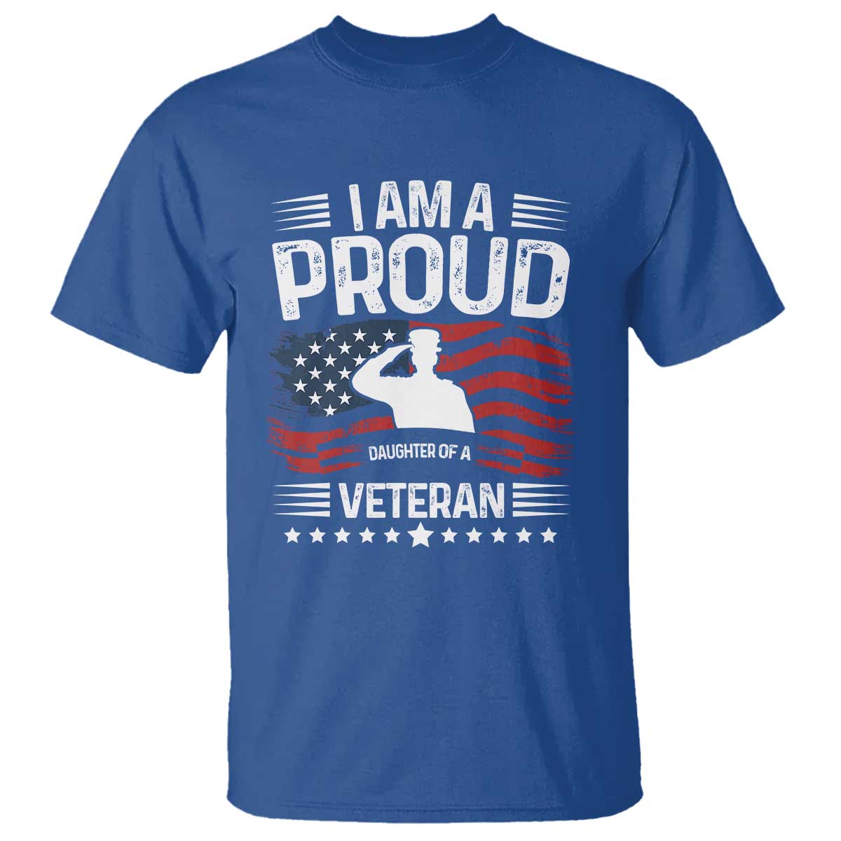 Proud Daughter Veteran Nothing Scares T Shirt Military Family Pride American Flag