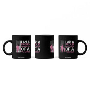Proud Daughter Veteran Nothing Scares Coffee Mug Patriotic Military Family Support