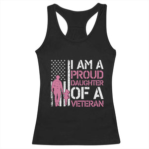 Proud Daughter Veteran Nothing Scares Racerback Tank Top Patriotic Military Family Support