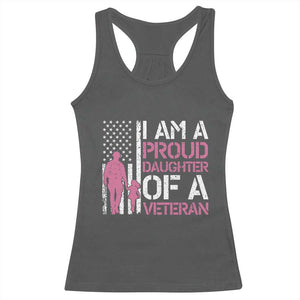 Proud Daughter Veteran Nothing Scares Racerback Tank Top Patriotic Military Family Support