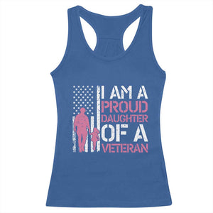 Proud Daughter Veteran Nothing Scares Racerback Tank Top Patriotic Military Family Support