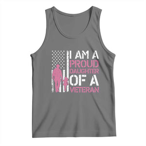 Proud Daughter Veteran Nothing Scares Tank Top Patriotic Military Family Support