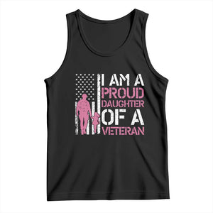 Proud Daughter Veteran Nothing Scares Tank Top Patriotic Military Family Support