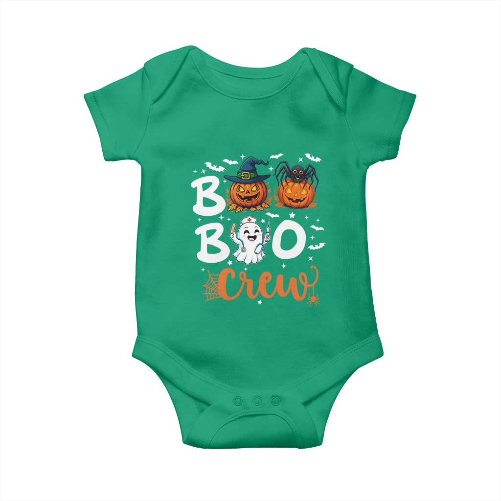 Boo Boo Crew Nurse Ghost Halloween Baby Onesie TS14 Irish Green Print Your Wear