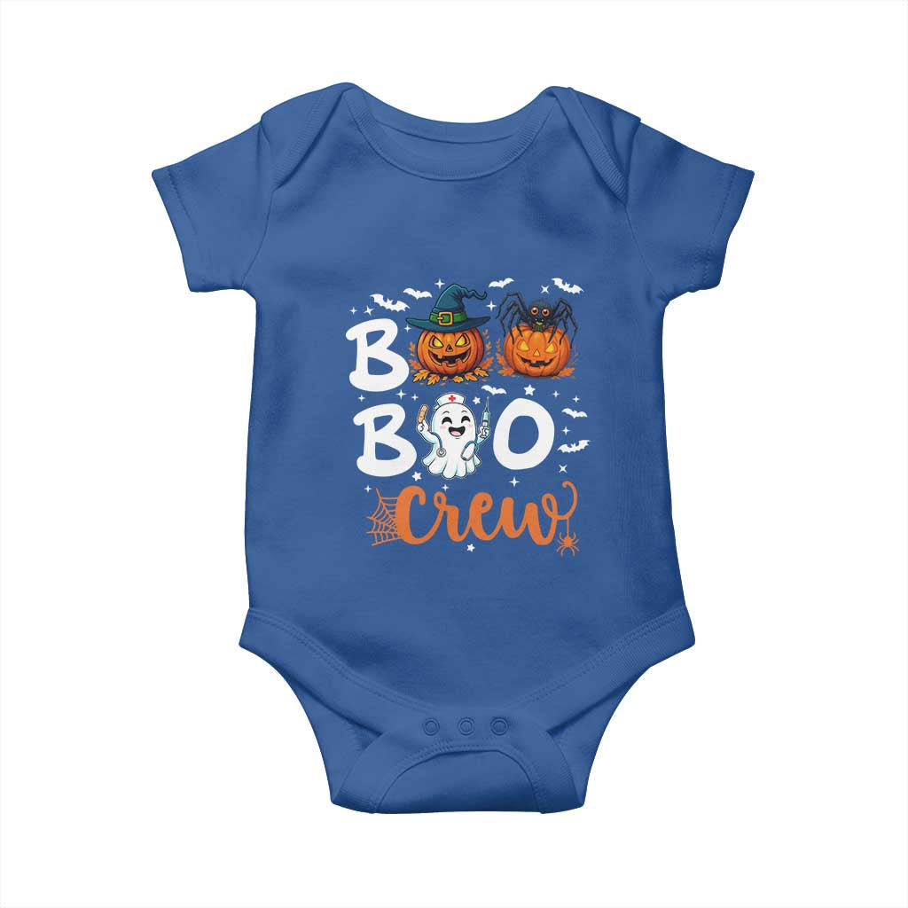 Boo Boo Crew Nurse Ghost Halloween Baby Onesie TS14 Royal Blue Print Your Wear