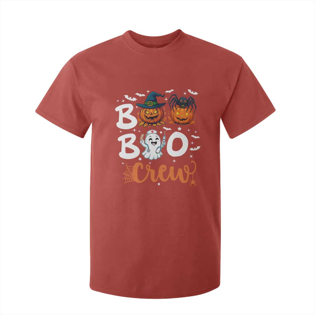 Boo Boo Crew Nurse Ghost Halloween T Shirt For Kid TS14 Red Print Your Wear