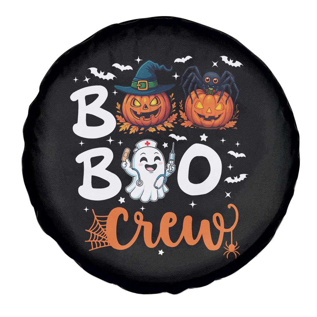 Boo Boo Crew Nurse Ghost Halloween Spare Tire Cover TS14 Print Your Wear