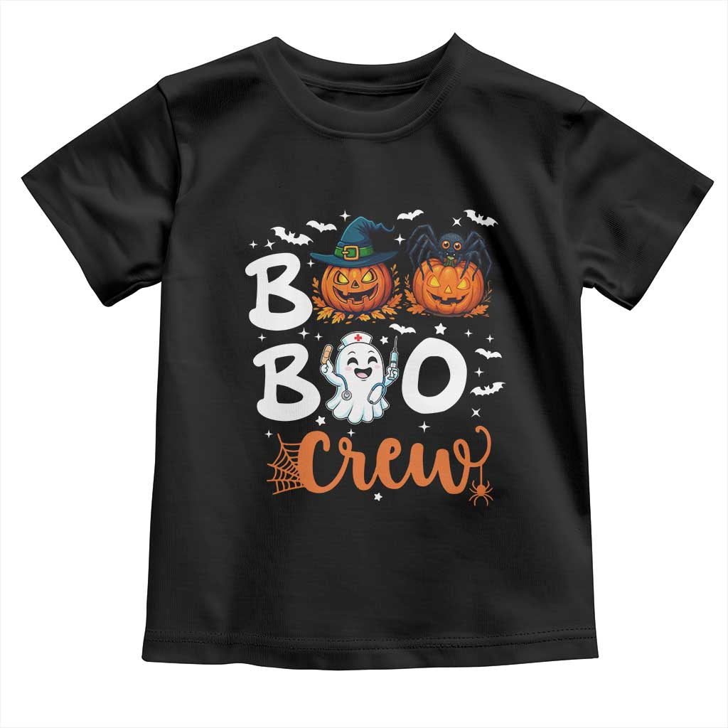 Boo Boo Crew Nurse Ghost Halloween Toddler T Shirt TS14 Black Print Your Wear