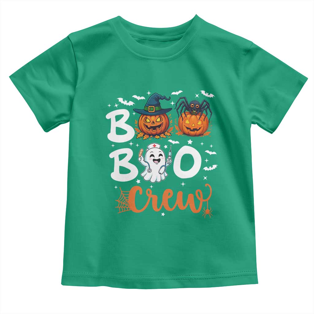 Boo Boo Crew Nurse Ghost Halloween Toddler T Shirt TS14 Irish Green Print Your Wear