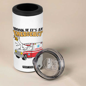 Registered Goose Nurse 4 in 1 Can Cooler Tumbler Honk If It Is An Emergency TS14 Print Your Wear