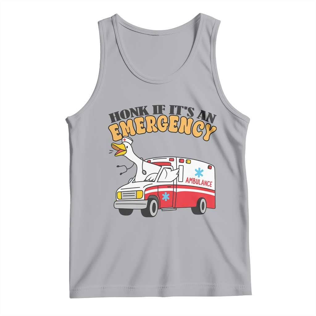 Registered Goose Nurse Tank Top Honk If It Is An Emergency TS14 Athletic Heather Print Your Wear