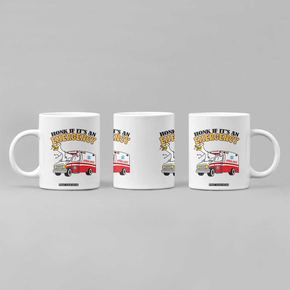 Registered Goose Nurse Coffee Mug Honk If It Is An Emergency TS14 Print Your Wear
