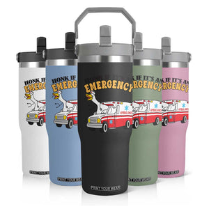 Registered Goose Nurse Flip Straw Tumbler Honk If It Is An Emergency TS14 Print Your Wear