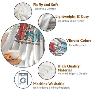 ER Nurse Silly Goose Throw Blanket Funny Emergency Department TS14 Print Your Wear