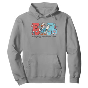 ER Nurse Silly Goose Hoodie Funny Emergency Department TS14 Sport Gray Print Your Wear