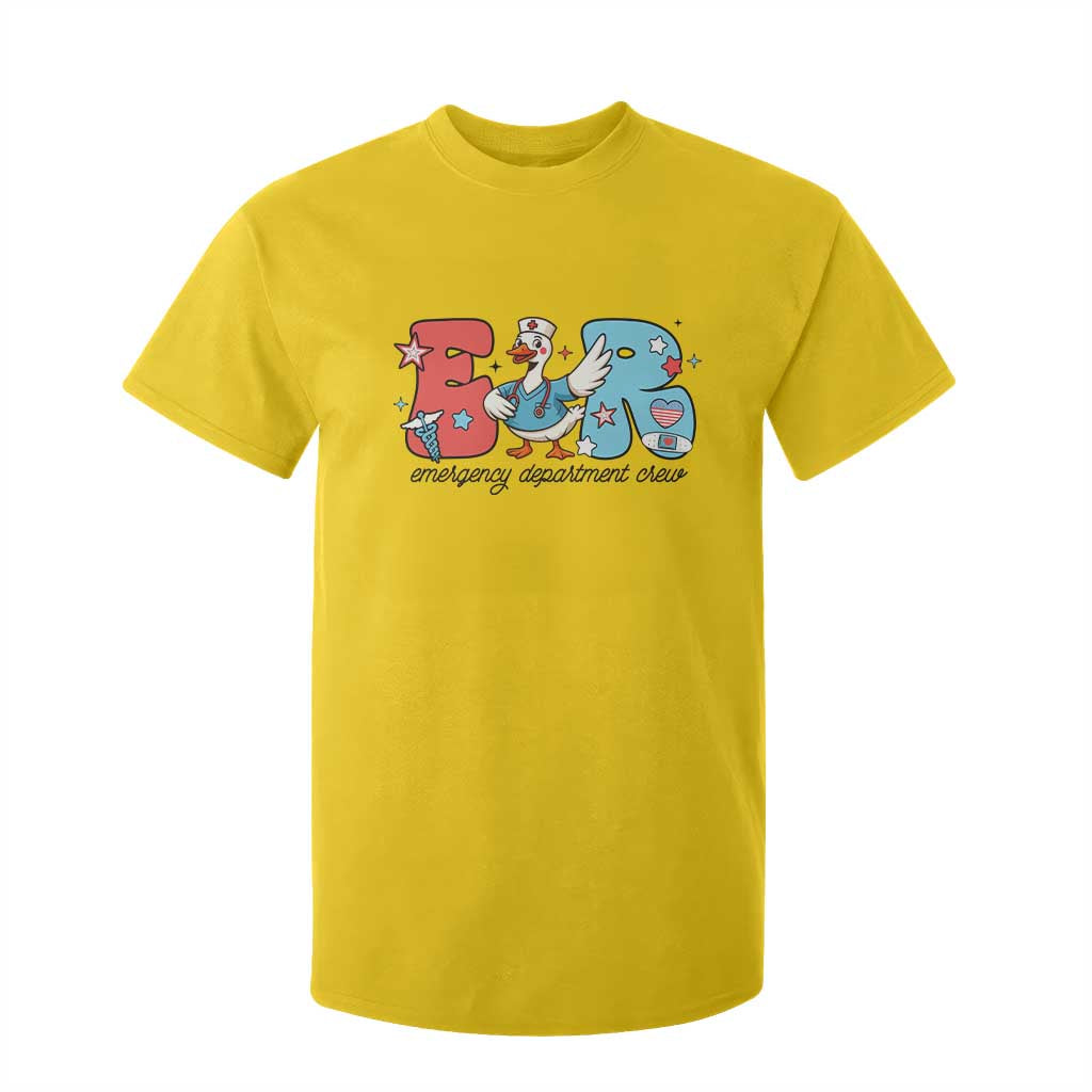 ER Nurse Silly Goose T Shirt For Kid Funny Emergency Department TS14 Daisy Print Your Wear