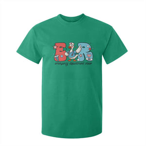 ER Nurse Silly Goose T Shirt For Kid Funny Emergency Department TS14 Irish Green Print Your Wear