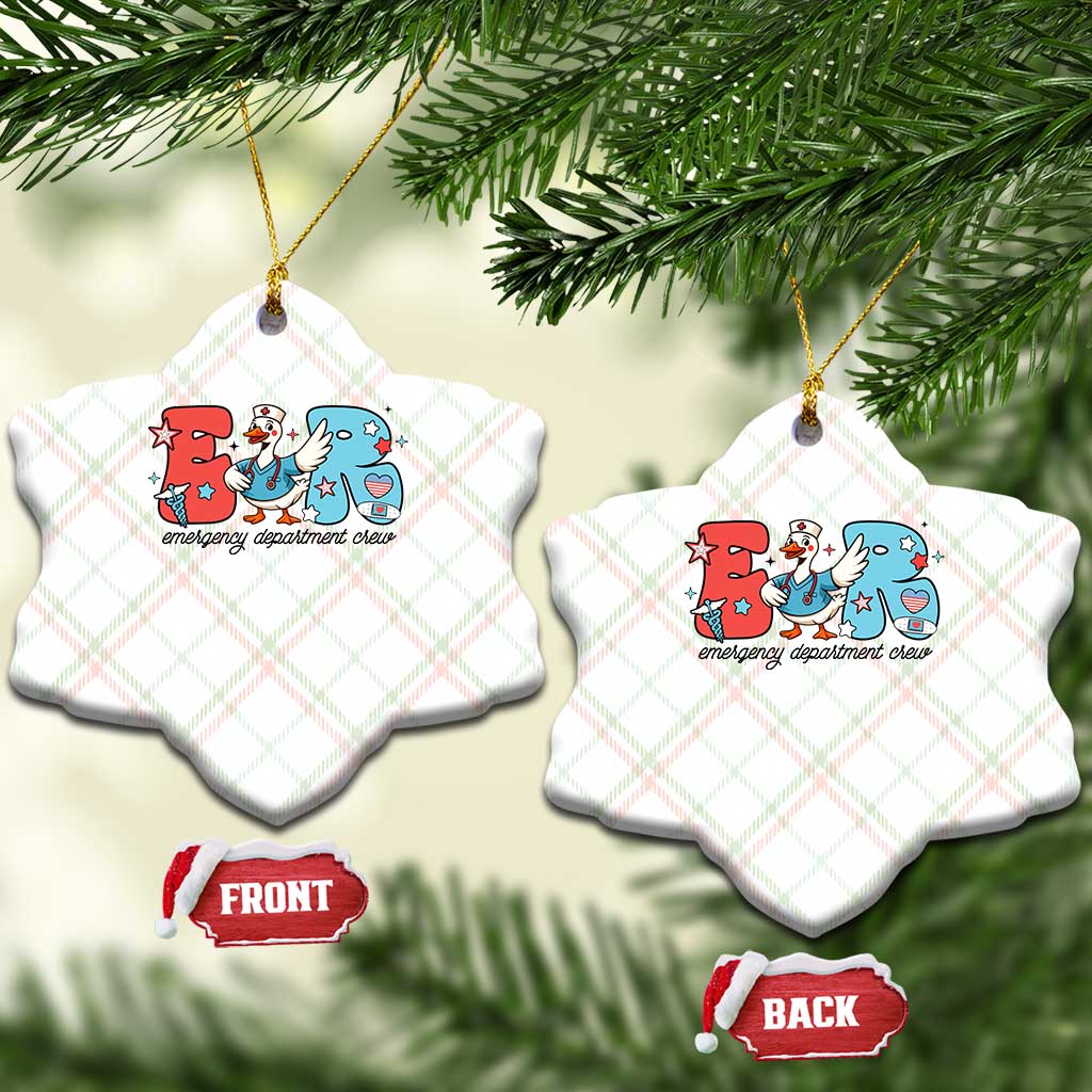 ER Nurse Silly Goose Ceramic Ornament Funny Emergency Department TS14 Print Your Wear