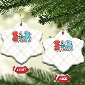 ER Nurse Silly Goose Ceramic Ornament Funny Emergency Department TS14 Print Your Wear
