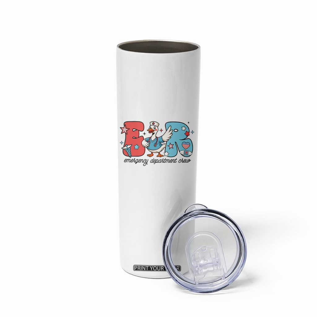 ER Nurse Silly Goose Skinny Tumbler Funny Emergency Department TS14 Print Your Wear