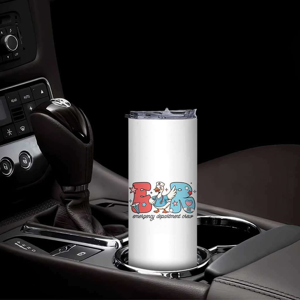 ER Nurse Silly Goose Skinny Tumbler Funny Emergency Department TS14 Print Your Wear