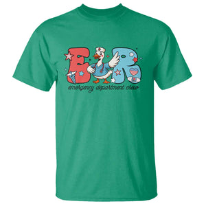 ER Nurse Silly Goose T Shirt Funny Emergency Department TS14 Irish Green Print Your Wear