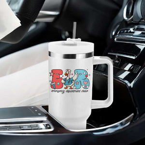 ER Nurse Silly Goose Tumbler With Handle Funny Emergency Department TS14 Print Your Wear