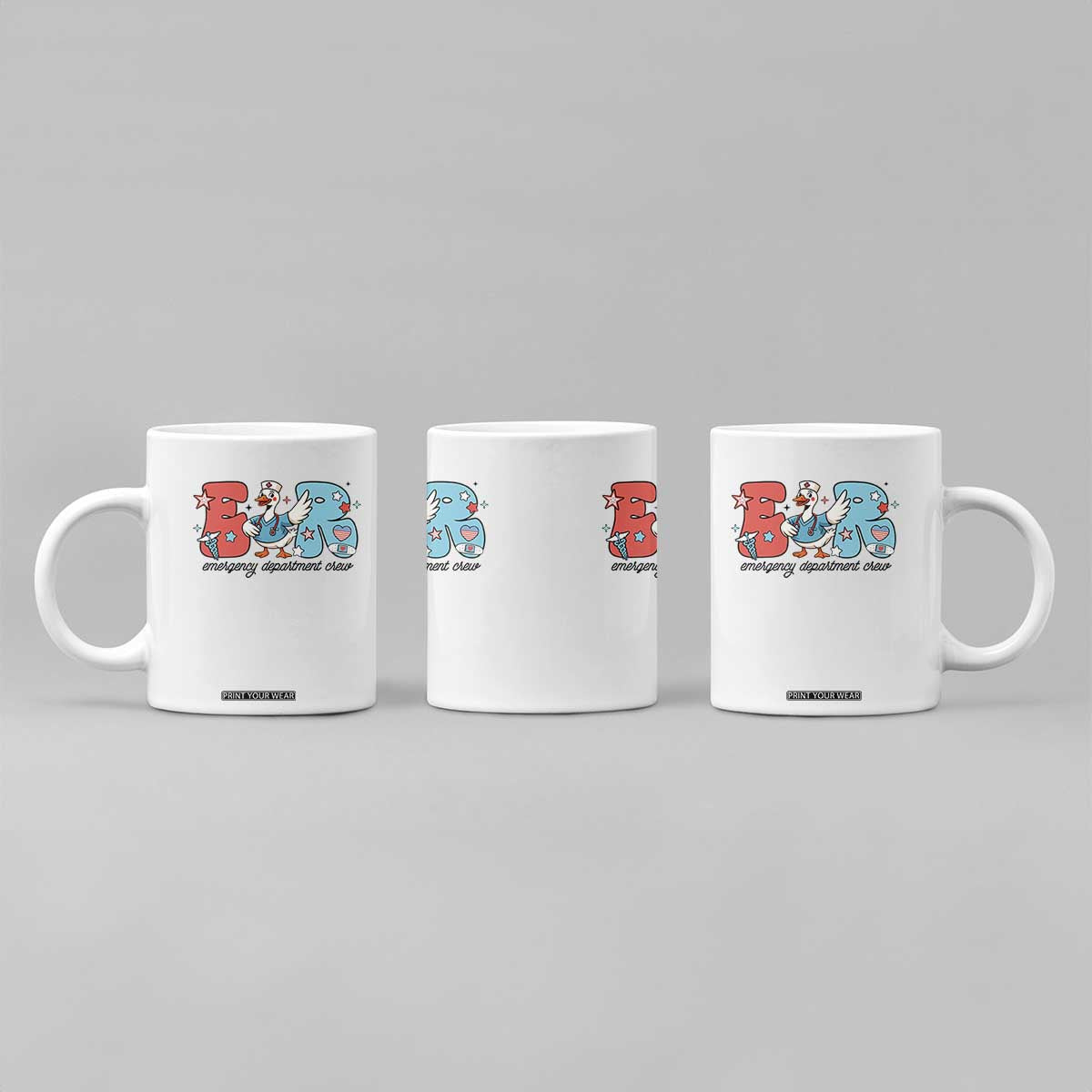 ER Nurse Silly Goose Coffee Mug Funny Emergency Department TS14 Print Your Wear