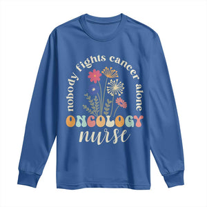 Funny Oncology Nurse Long Sleeve Shirt Squad Oncology Medical Assistant TS14 Royal Blue Print Your Wear
