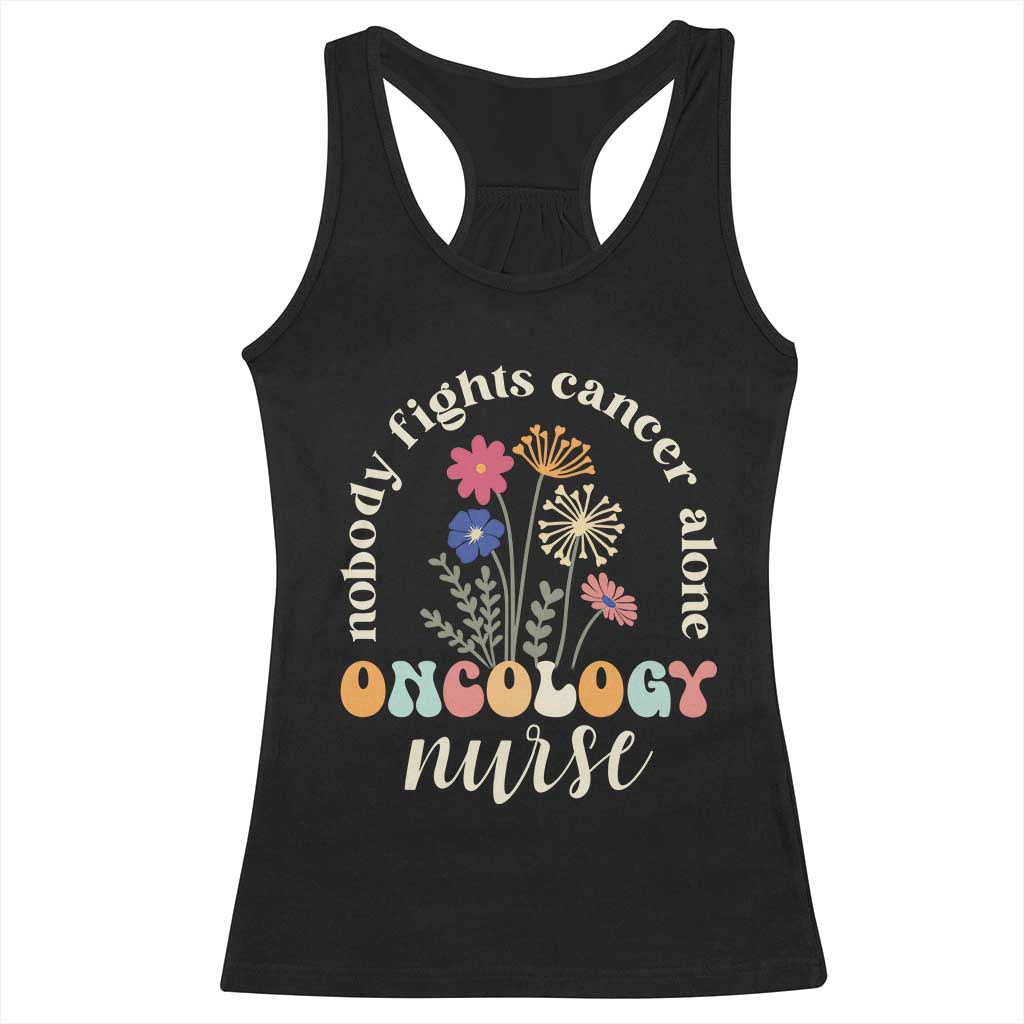 Funny Oncology Nurse Racerback Tank Top Squad Oncology Medical Assistant TS14 Black Print Your Wear