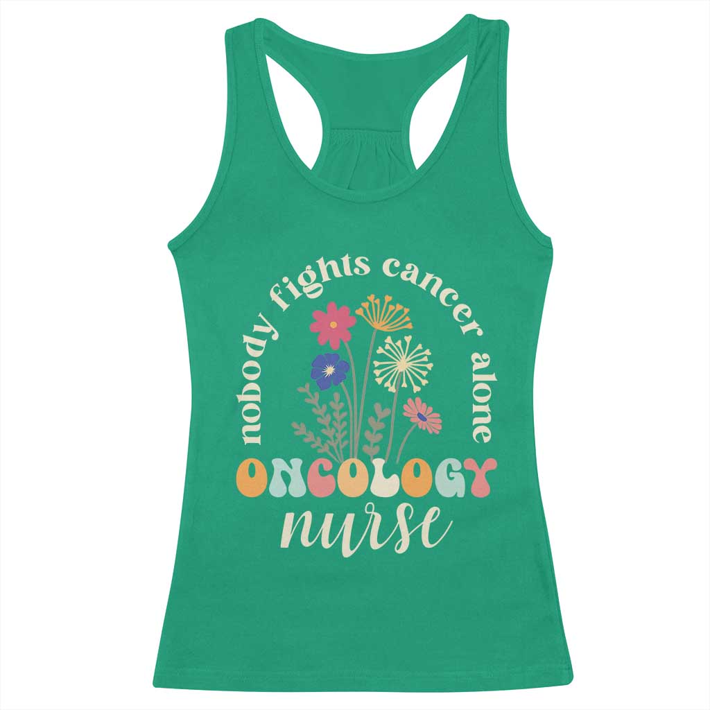 Funny Oncology Nurse Racerback Tank Top Squad Oncology Medical Assistant TS14 Irish Green Print Your Wear