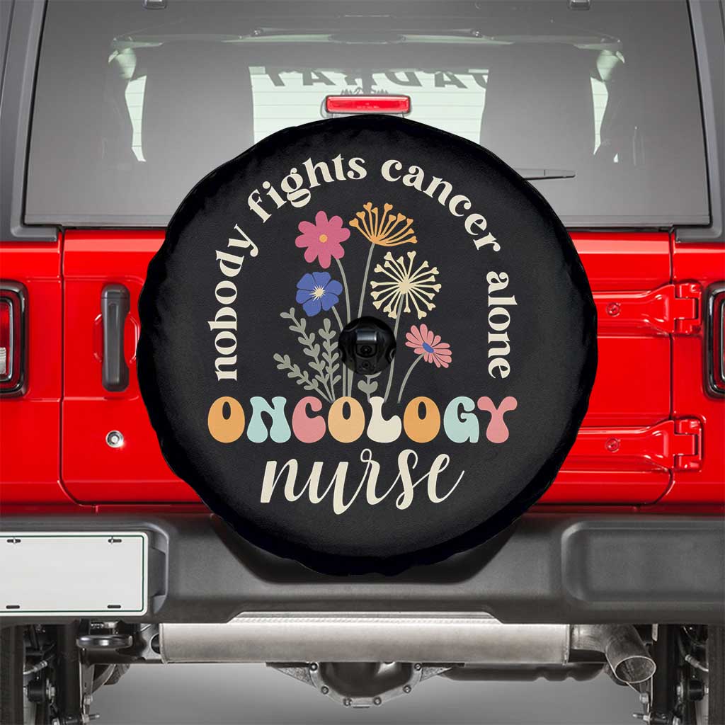 Funny Oncology Nurse Spare Tire Cover Squad Oncology Medical Assistant TS14 Black Print Your Wear