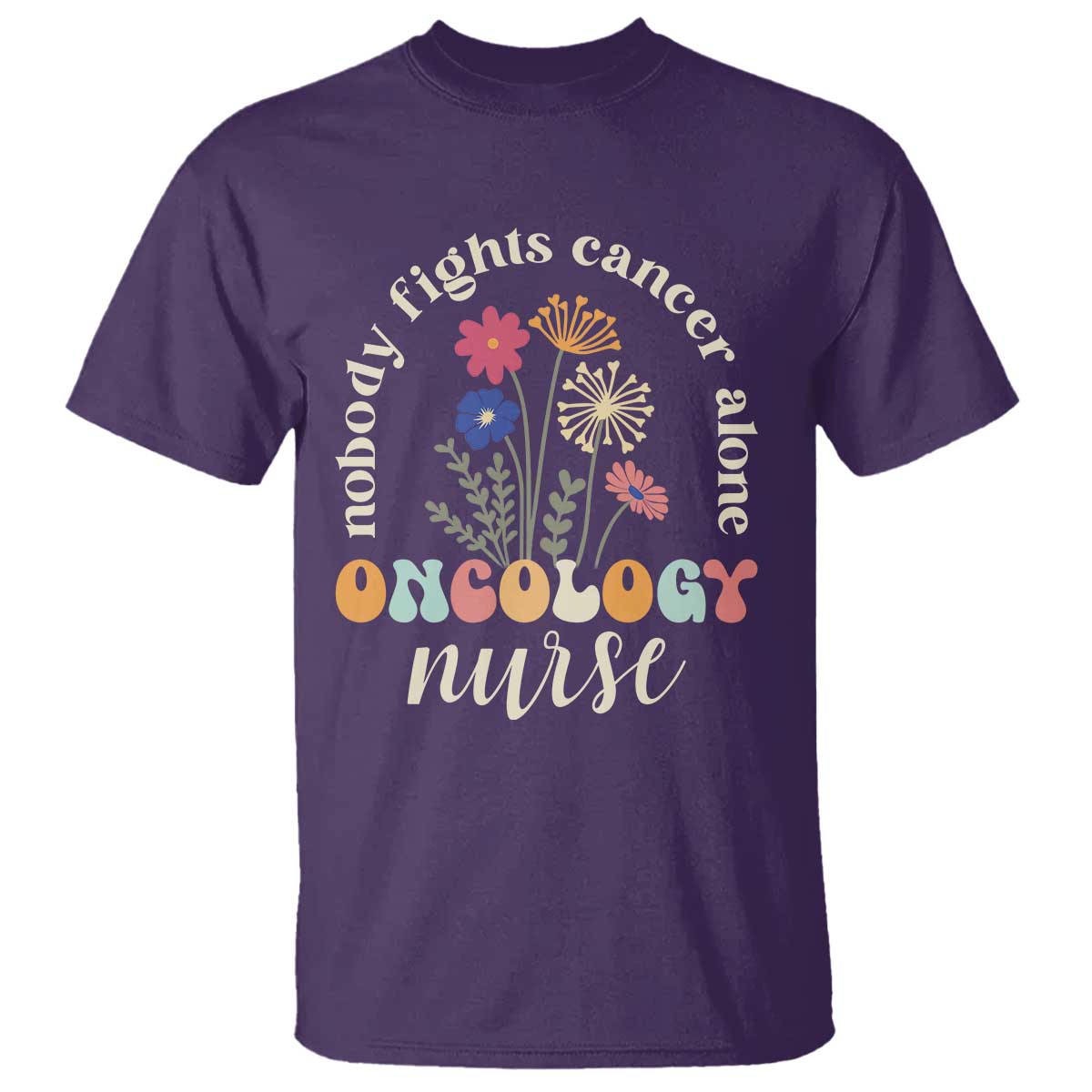 Funny Oncology Nurse T Shirt Squad Oncology Medical Assistant TS14 Purple Print Your Wear