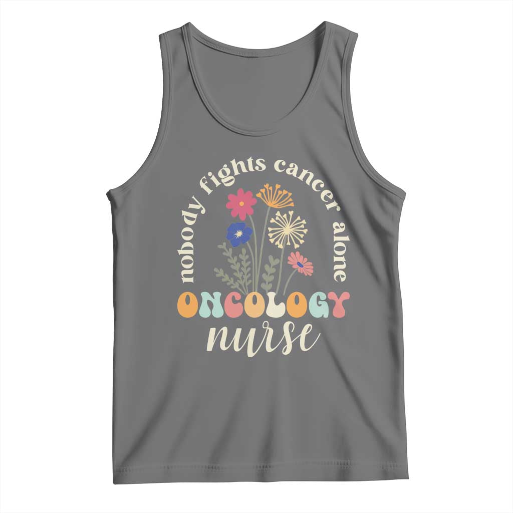 Funny Oncology Nurse Tank Top Squad Oncology Medical Assistant TS14 Black Heather Print Your Wear