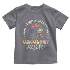 Funny Oncology Nurse Toddler T Shirt Squad Oncology Medical Assistant TS14 Charcoal Print Your Wear
