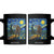 Bigfoot Racing Coffee Mug Sasquatch Checkered Flag Starry Night Van Gogh TS14 Black Print Your Wear