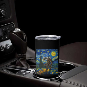 Bigfoot Racing Tumbler Cup Sasquatch Checkered Flag Starry Night Van Gogh TS14 Print Your Wear