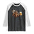 Funny Bigfoot Raglan Shirt Sasquatch Drinking Beer Racing Car TS14 Black White Print Your Wear