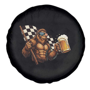 Funny Bigfoot Spare Tire Cover Sasquatch Drinking Beer Racing Car TS14 Print Your Wear