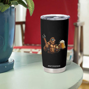 Funny Bigfoot BBQ Party Tumbler Cup Sasquatch Drinking Beer Celebrate Championship TS14 Print Your Wear