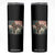 Bigfoot Dirt Bike Skinny Tumbler Patriotic Sasquatch American Flag TS14 Black Print Your Wear