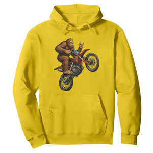 Bigfoot Dirt Bike Hoodie Motocross Sasquatch Rock On Hand TS14 Daisy Print Your Wear