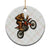 Bigfoot Dirt Bike Ceramic Ornament Motocross Sasquatch Rock On Hand TS14 1pc Christmas Plaid Print Your Wear