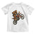 Bigfoot Dirt Bike Toddler T Shirt Motocross Sasquatch Rock On Hand TS14 White Print Your Wear