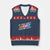 Funny Racing V-Neck Knit Sweater Vest If You Are Not First You Are Last TS14 Navy Red Print Your Wear