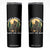 Motorcycle Bigfoot Sasquatch Skinny Tumbler Life Is A Journey Enjoy The Ride TS14 Black Print Your Wear