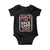 Racing Girl Baby Onesie Girls Like Race Cars Too TS14 Black Print Your Wear